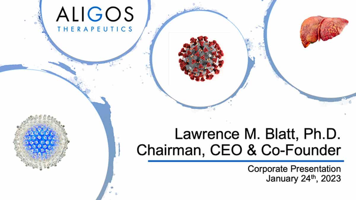 Aligos Corporate Presentation - 23 Jan 2023